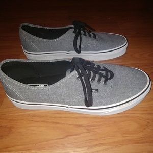 Grey/White Vans